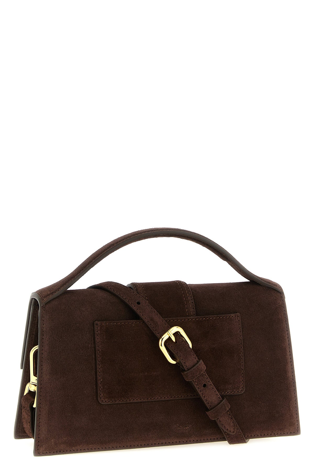 the jacquemus le grand bambino handbag is distinguished by a rigorously struct