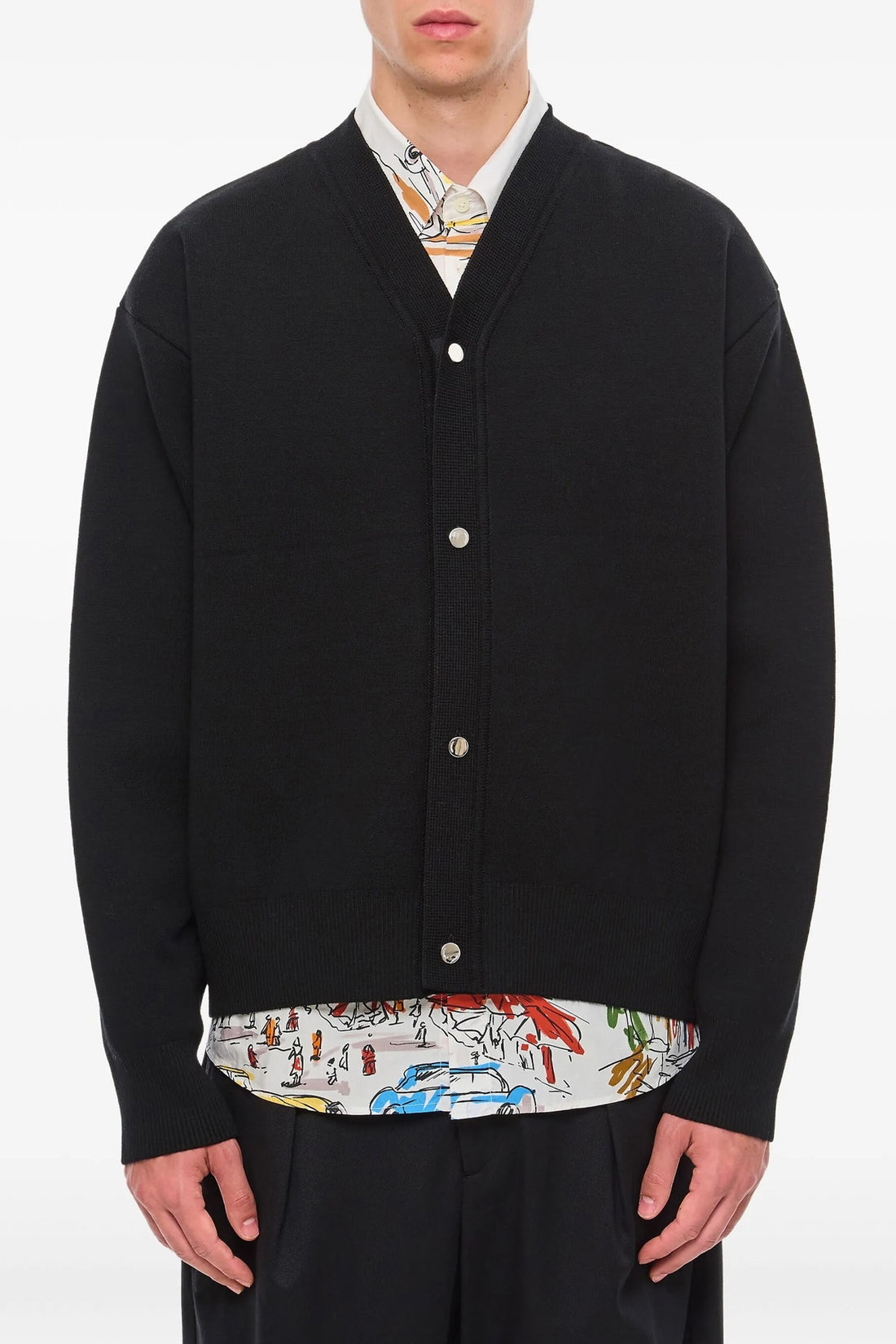 JACQUEMUS L le cardigan doppio cardigan in heavy merino wool blend