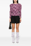 zarga stretch silk blouse