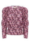 zarga stretch silk blouse