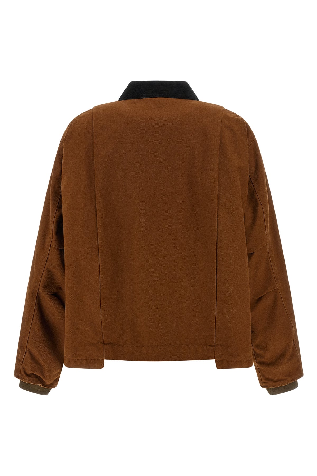 sacai x carhartt wip capsule jacket in heavy cotton canvas