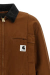 sacai x carhartt wip capsule jacket in heavy cotton canvas