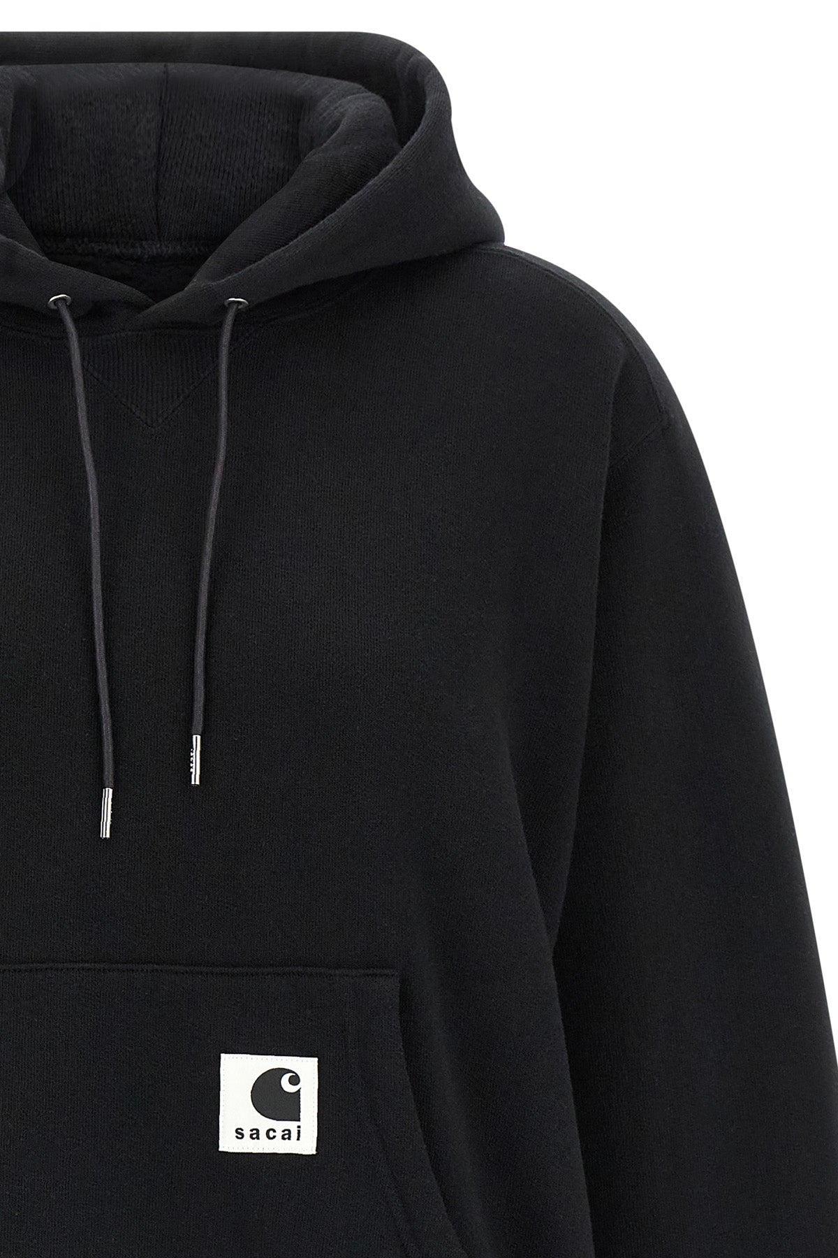 sacai x carhartt wip capsule hoodie in fleece cotton