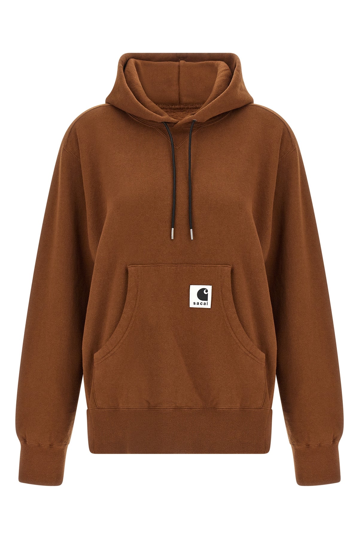 sacai x carhartt wip capsule hoodie in fleece cotton