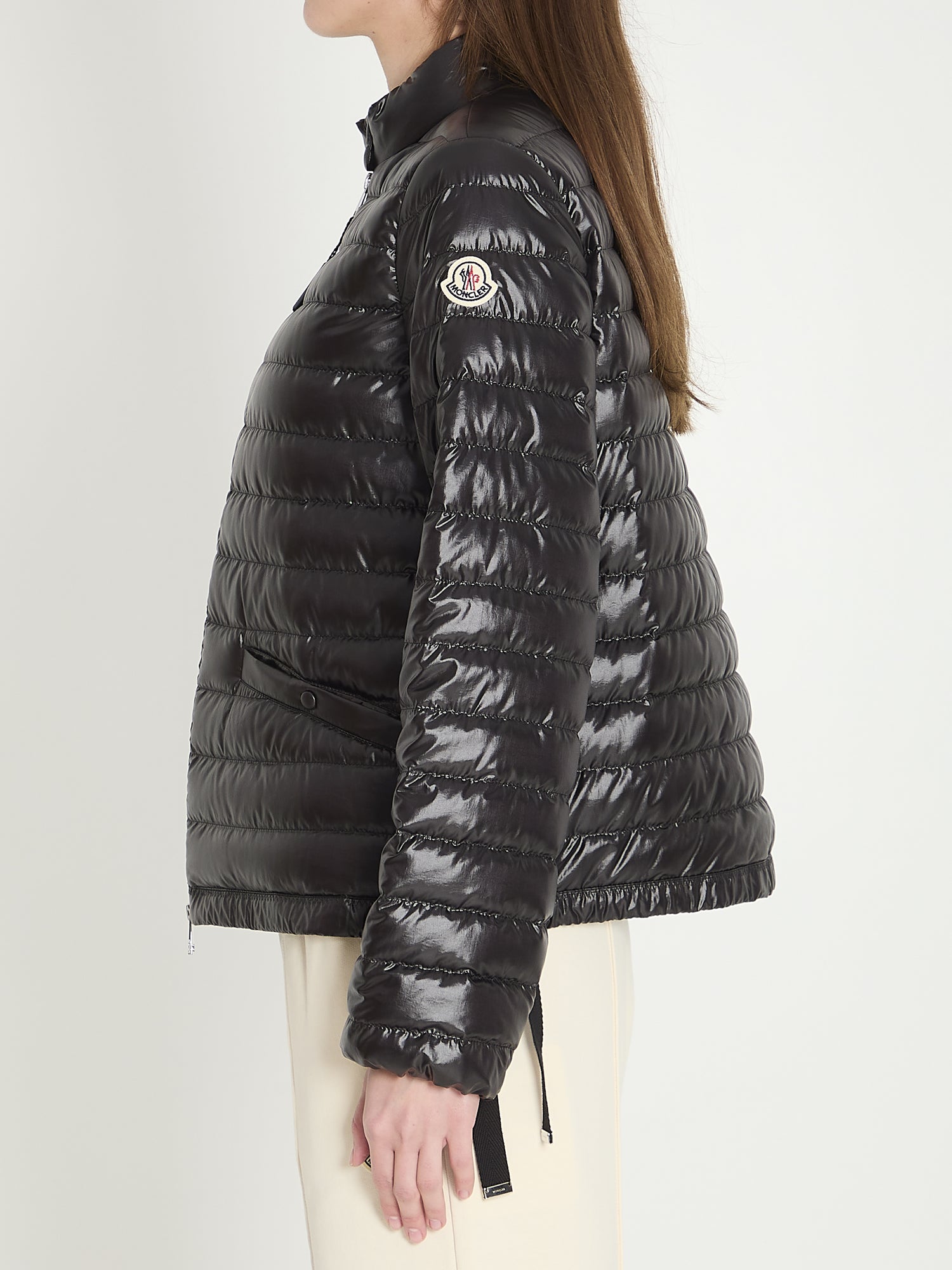 MONCLER 0 short azalee down jacket