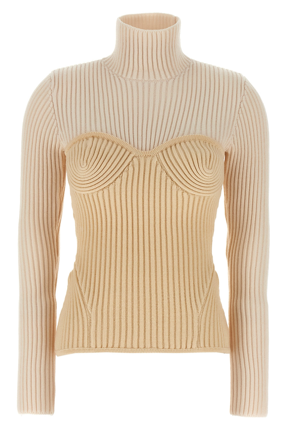 JEAN PAUL GAULTIER S ribbed merino wool sweater