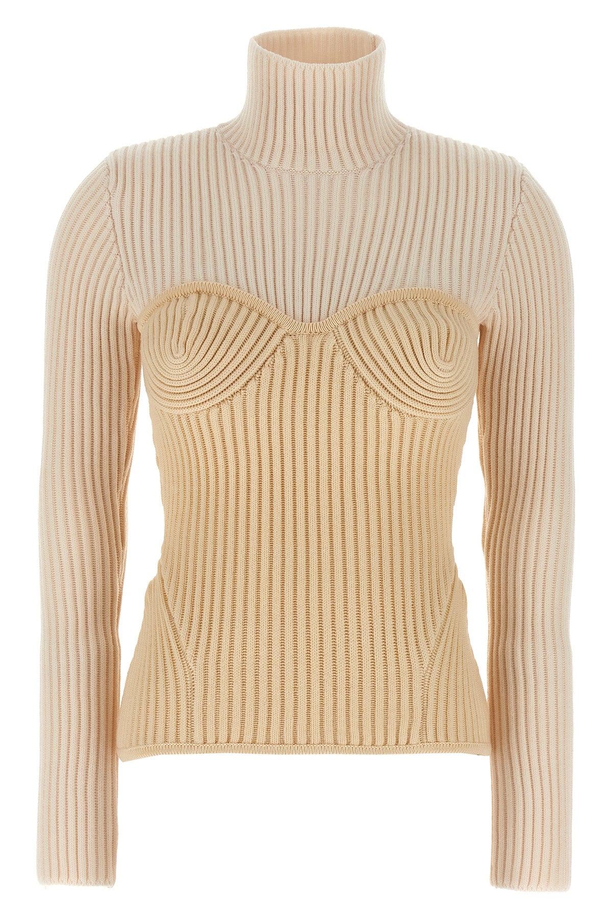 ribbed merino wool sweater
