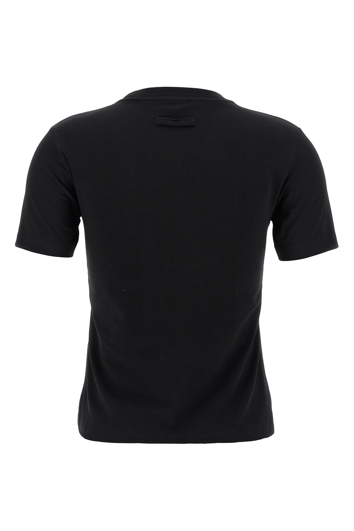 the black jpg baby tee cotton jersey t-shirt