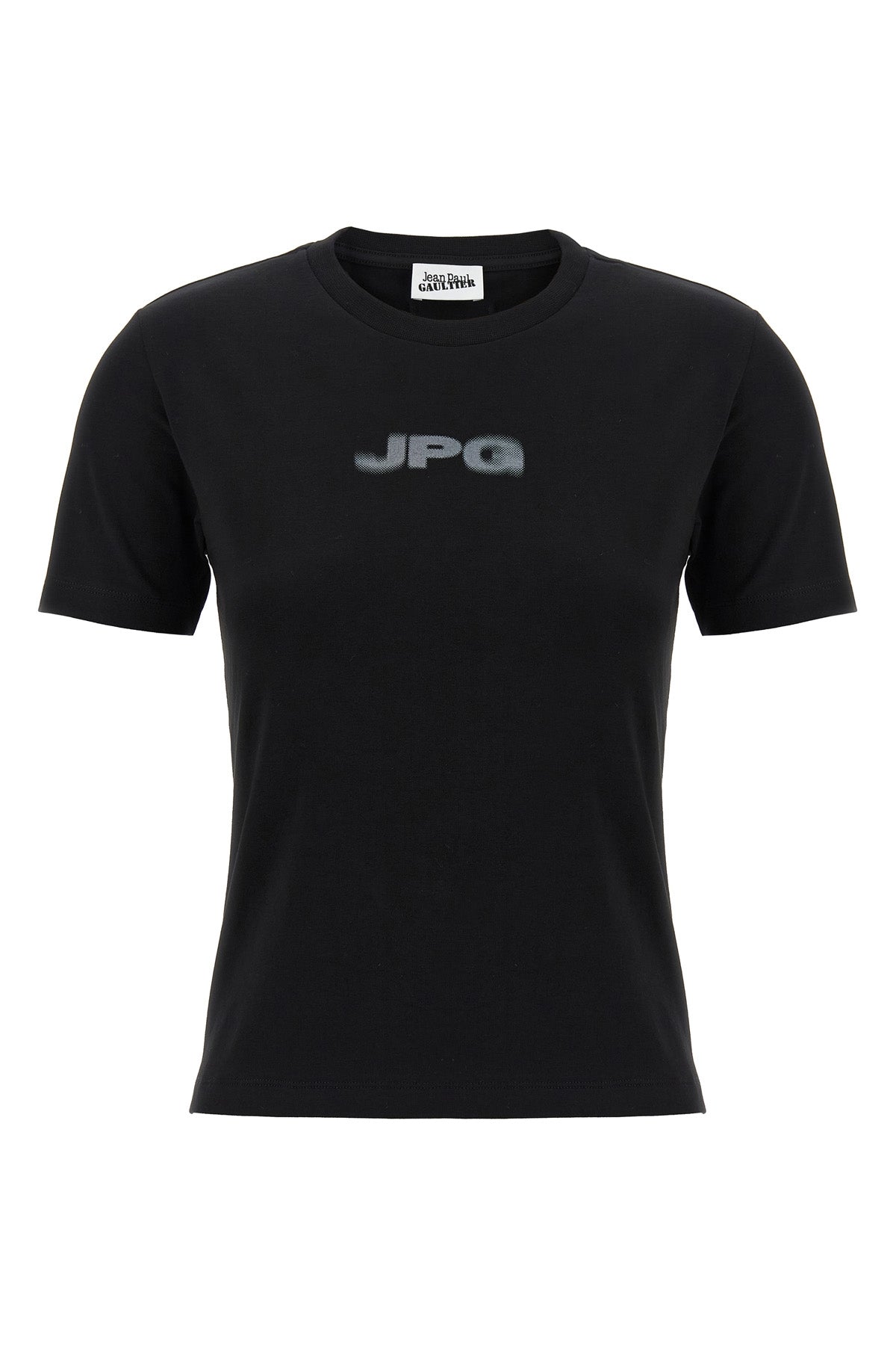 the black jpg baby tee cotton jersey t-shirt