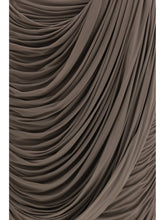 MAGDA BUTRYM 36 draped silk midi skirt