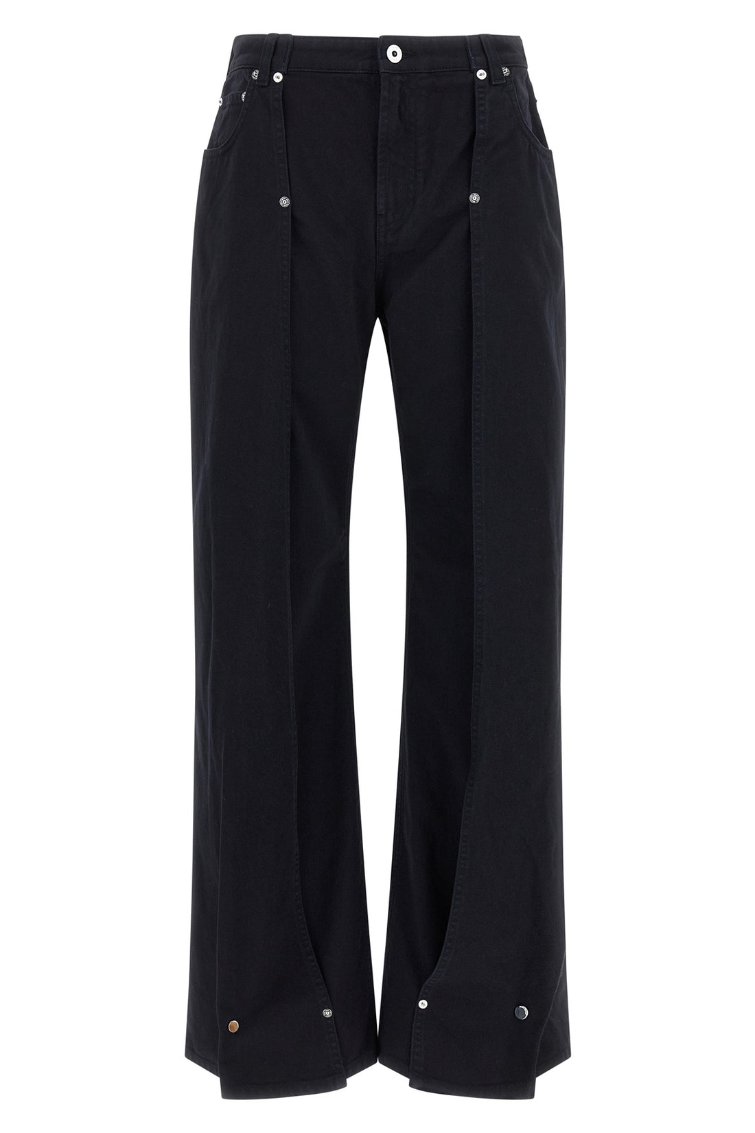 JEAN PAUL GAULTIER 23 the snap-button denim overdyed cotton denim jeans