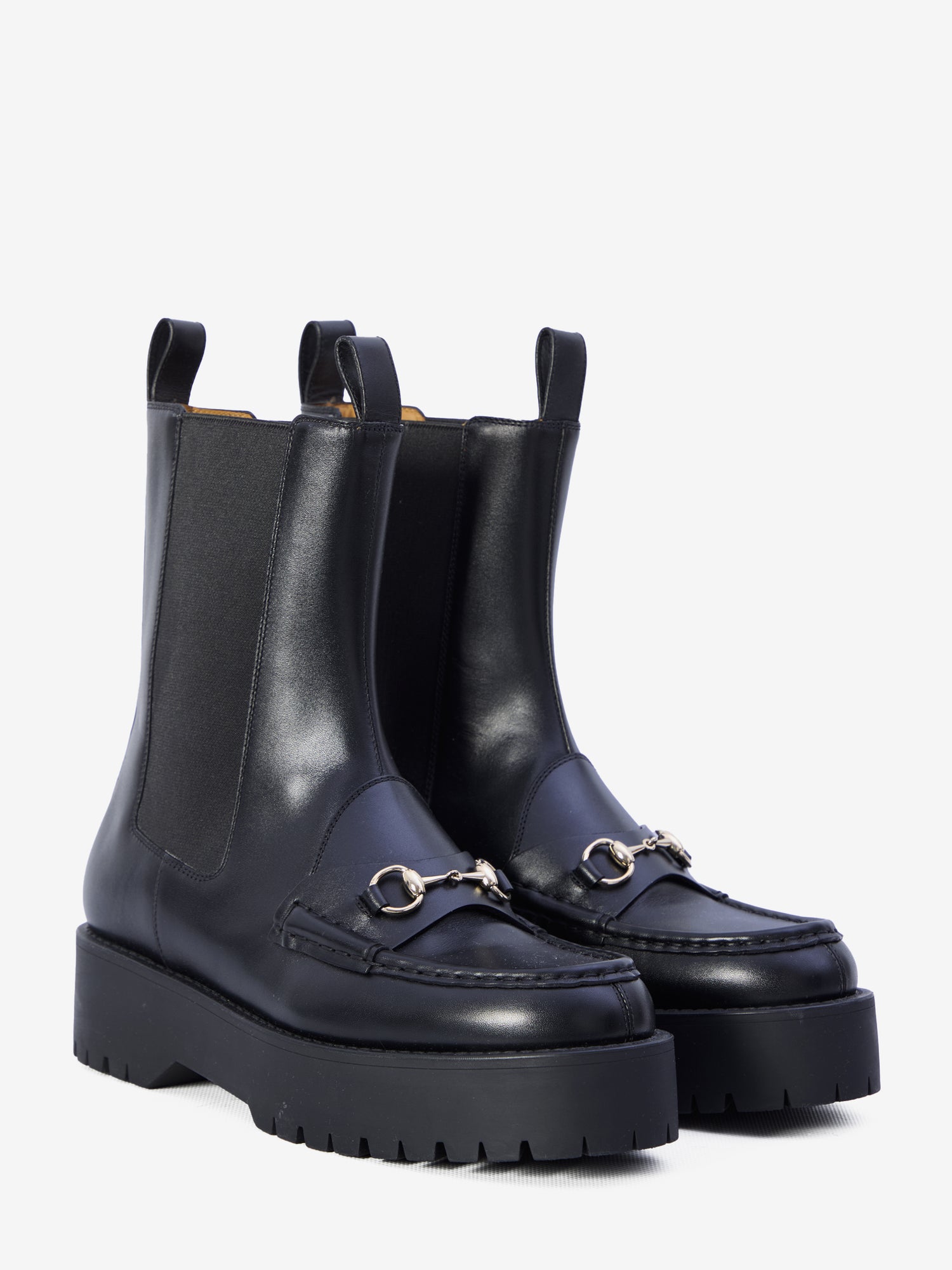 GUCCI 37 horsebit boots