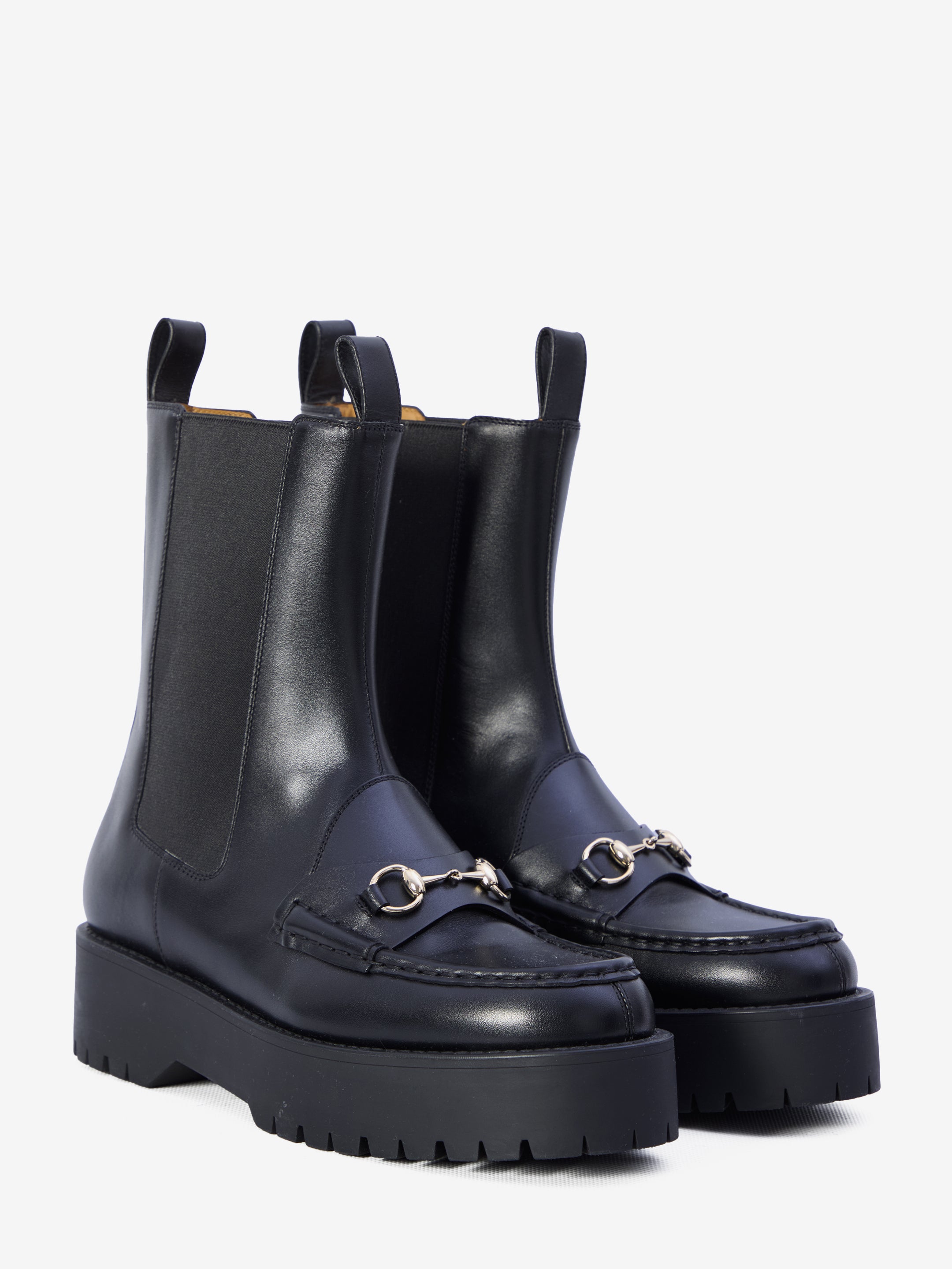 GUCCI 37 horsebit boots