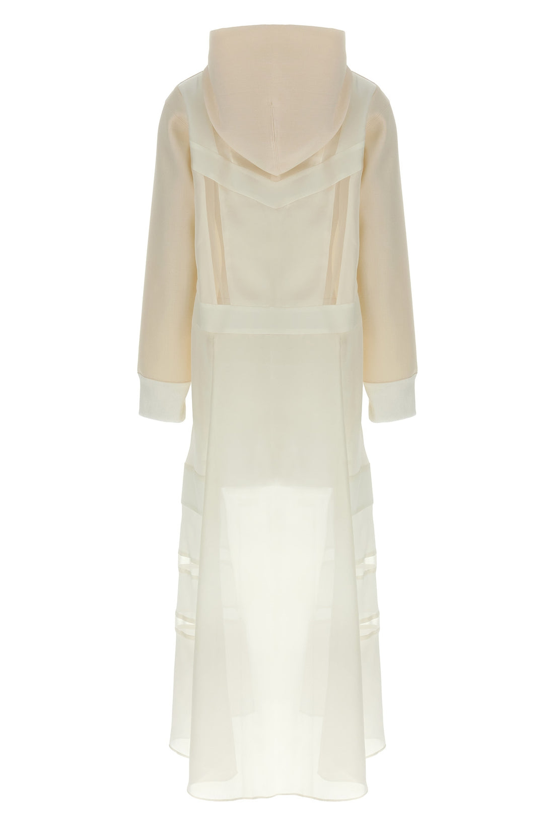 SACAI 1 suiting bonding mix wool blend dress