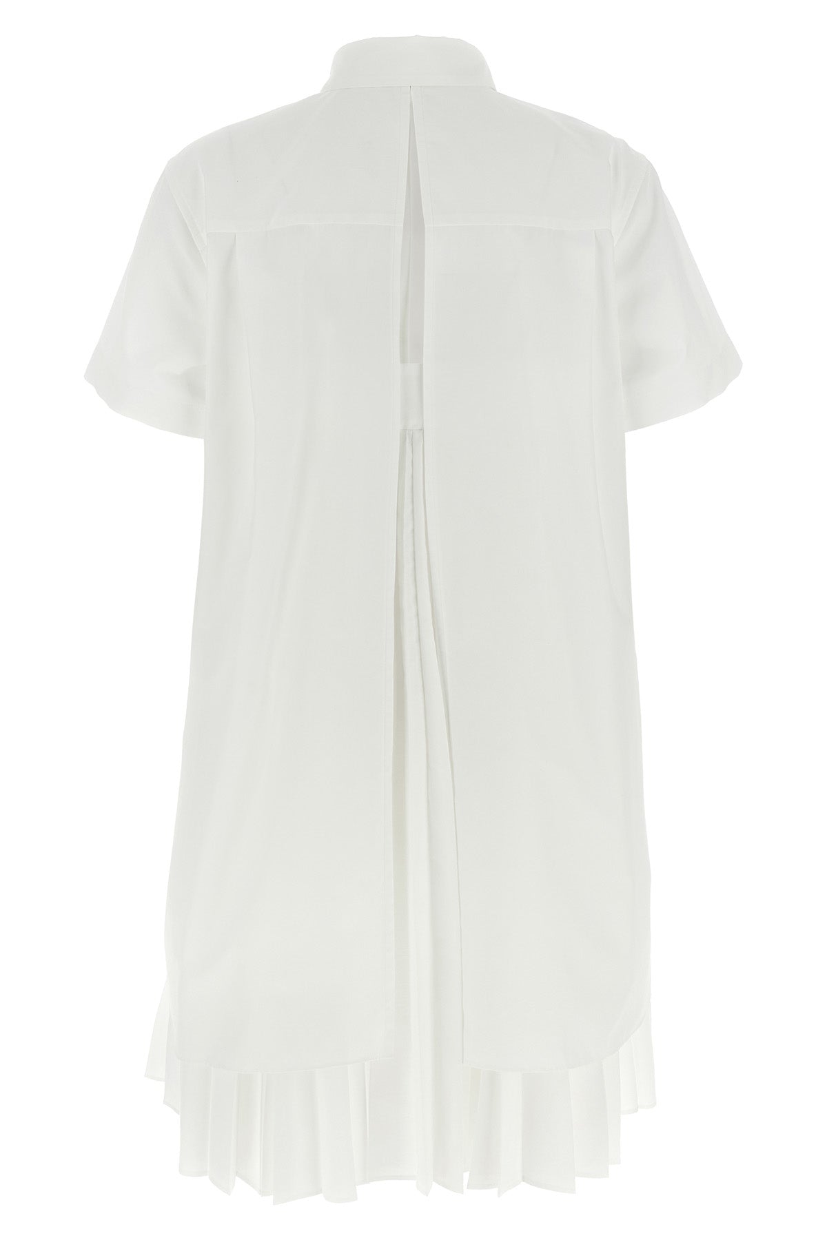 mini dress in cotton poplin