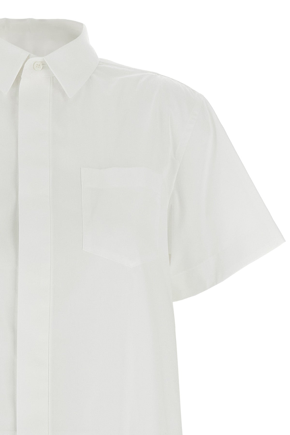 mini dress in cotton poplin