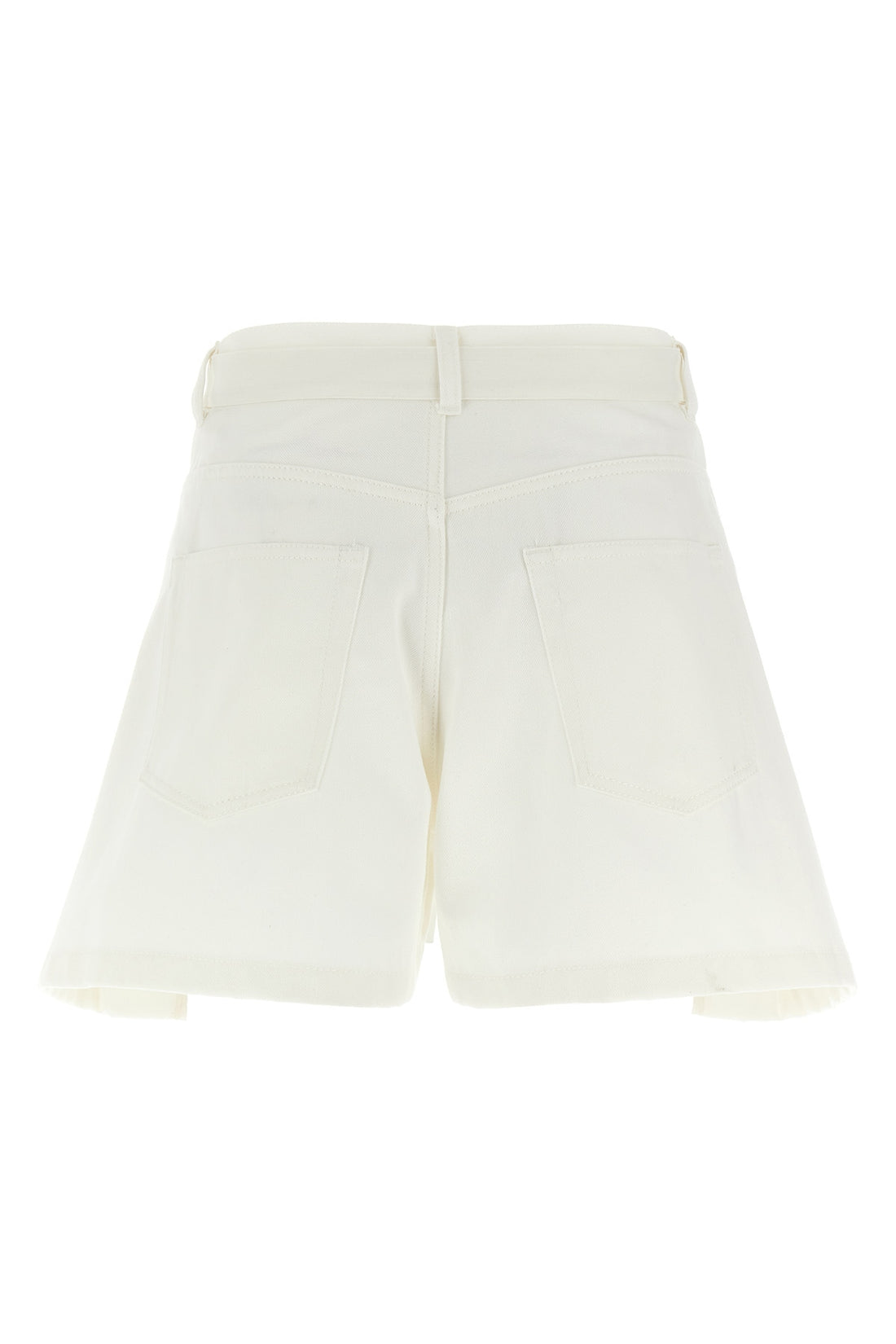 SACAI 2 cotton denim shorts