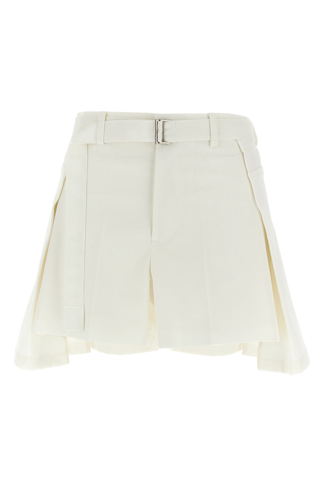 SACAI 2 cotton denim shorts