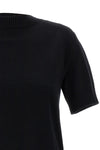 asymmetrical cotton blend sweater