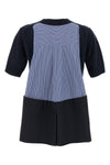 asymmetrical cotton blend sweater