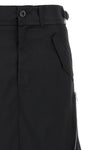 midi wool cargo mix skirt