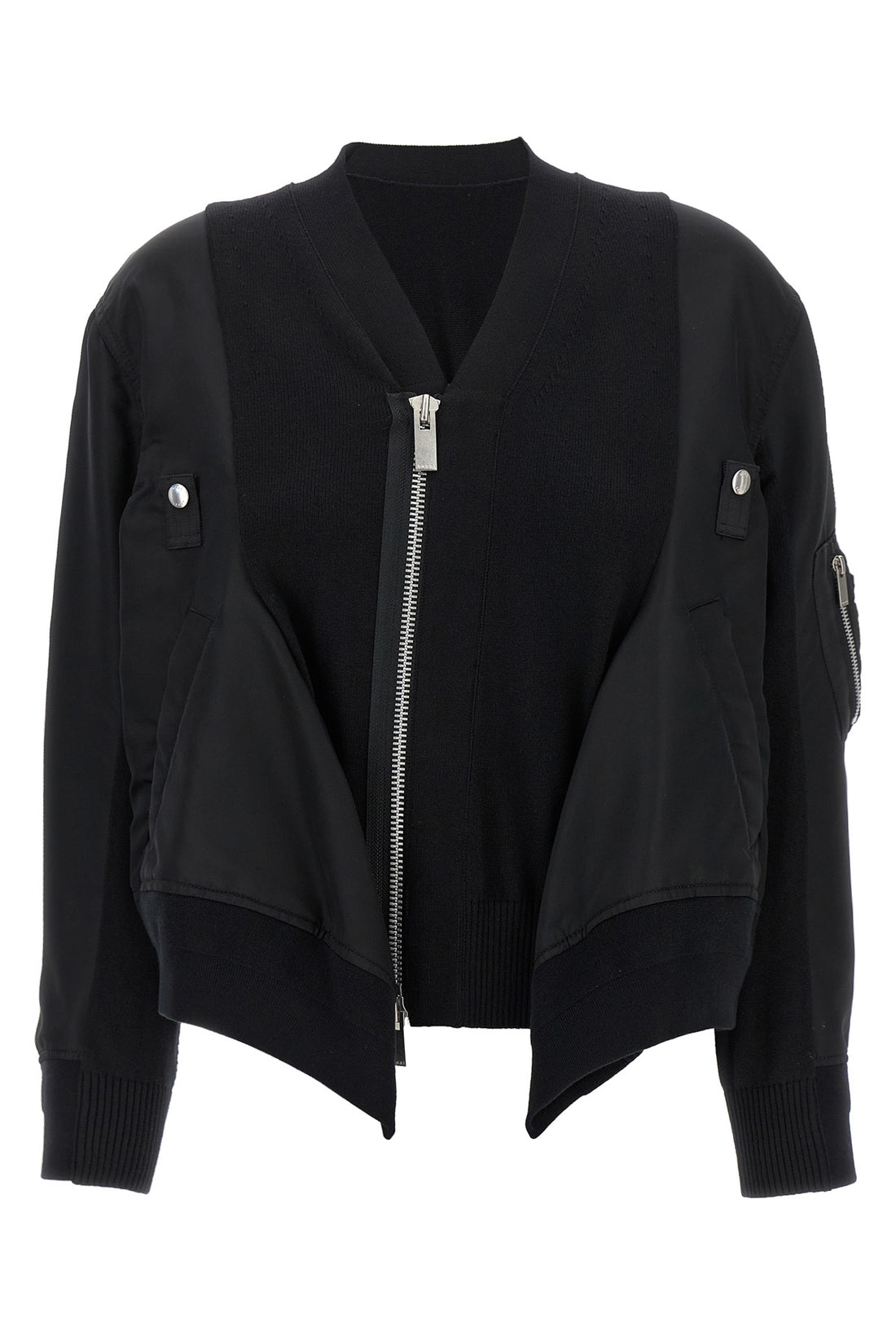 SACAI 2 wool cardigan