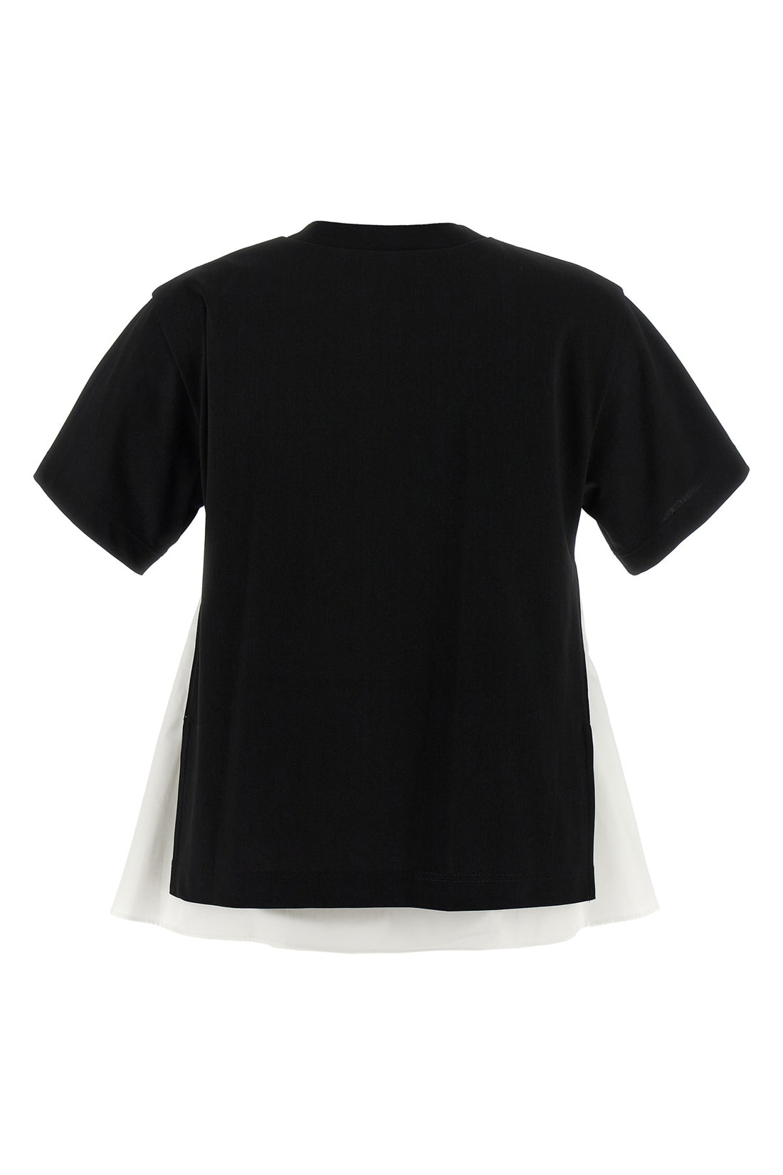 SACAI 1 double layer cotton t-shirt