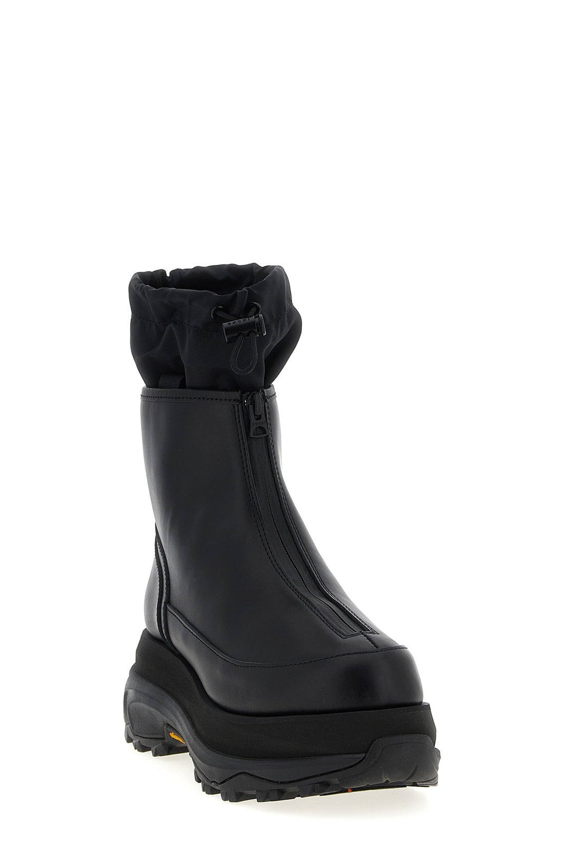 SACAI 36 zip up boots rubber ankle boots