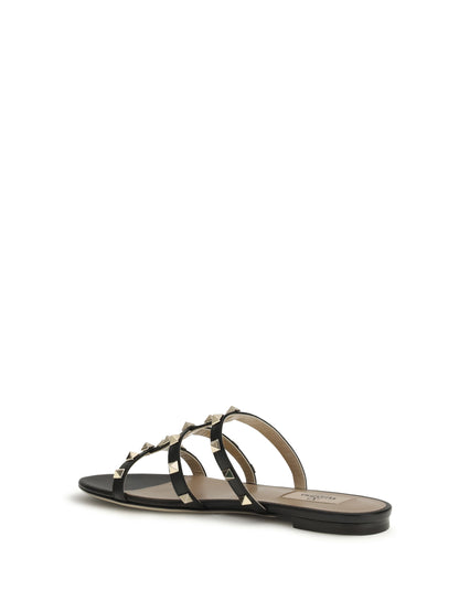 VALENTINO GARAVANI 36 rockstud slider sandal