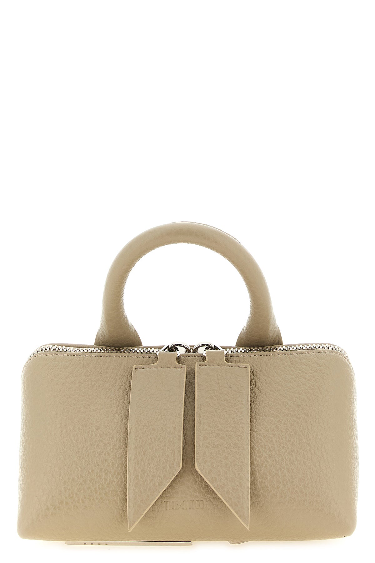 the the attico friday mini handbag defines a geometric and structured silhouet