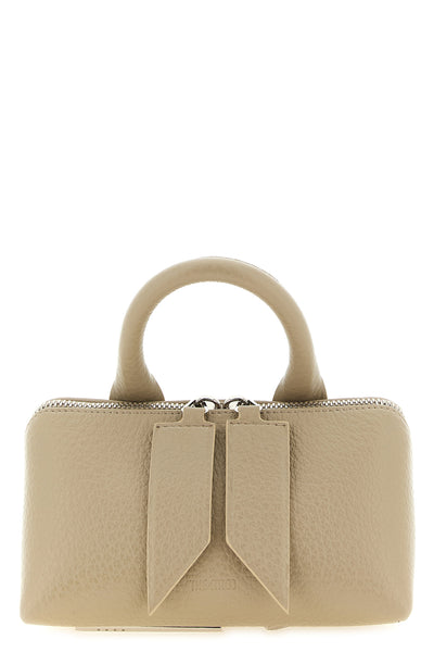 the the attico friday mini handbag defines a geometric and structured silhouet