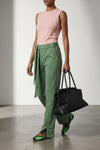 la passeggiata medium shoulder bag in grained leather