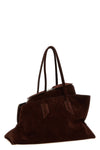 la passeggiata medium shoulder bag in suede