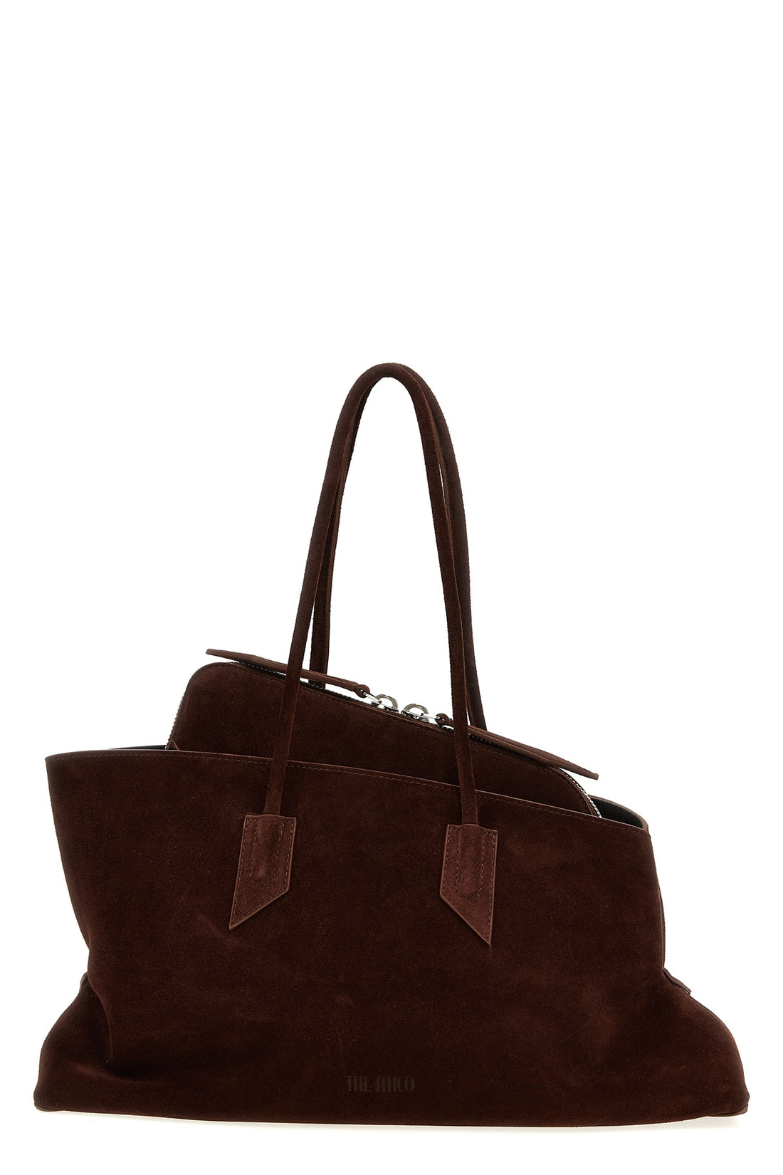 THE ATTICO OS la passeggiata medium shoulder bag in suede