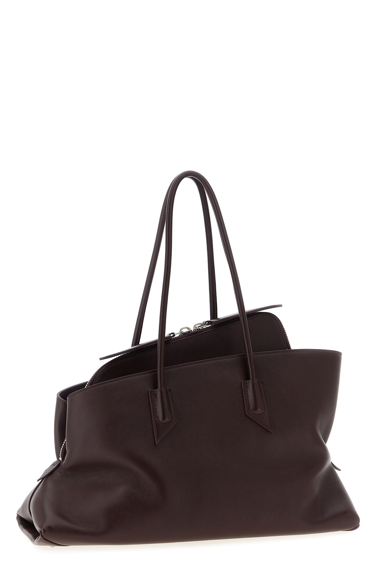 la passeggiata medium shoulder bag in calfskin leather