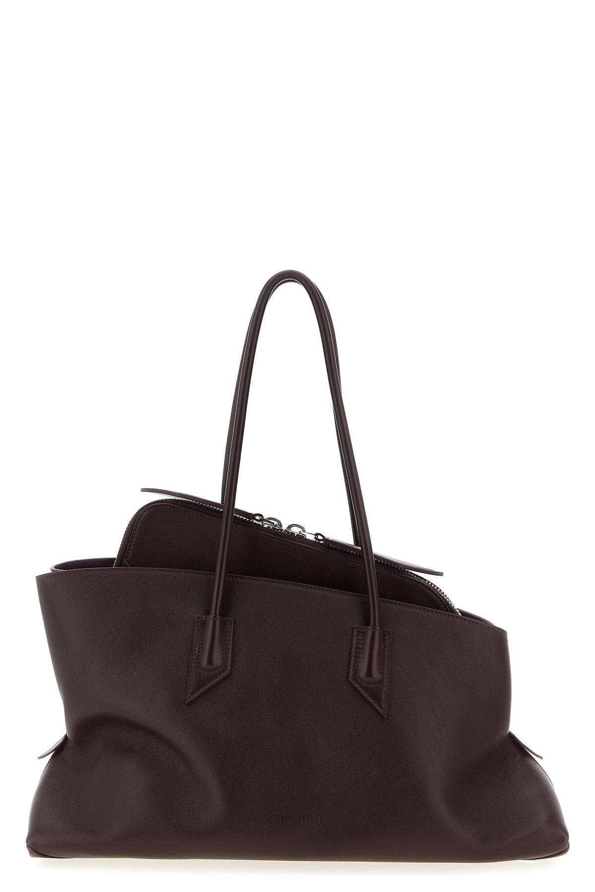 la passeggiata medium shoulder bag in calfskin leather