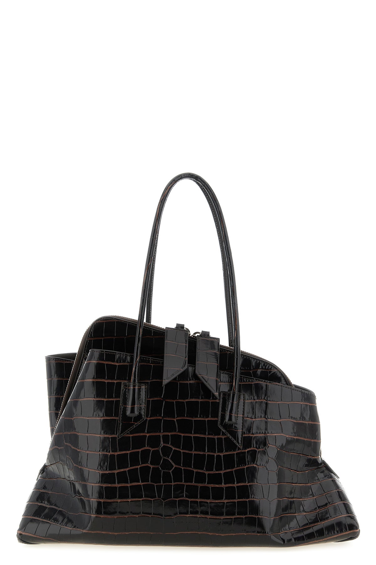 the the attico la passeggiata medium shoulder bag redefines classic proportion
