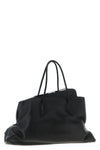 la passeggiata large shoulder bag in grain-effect leather