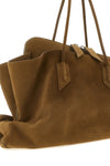 la passeggiata large shoulder bag in suede