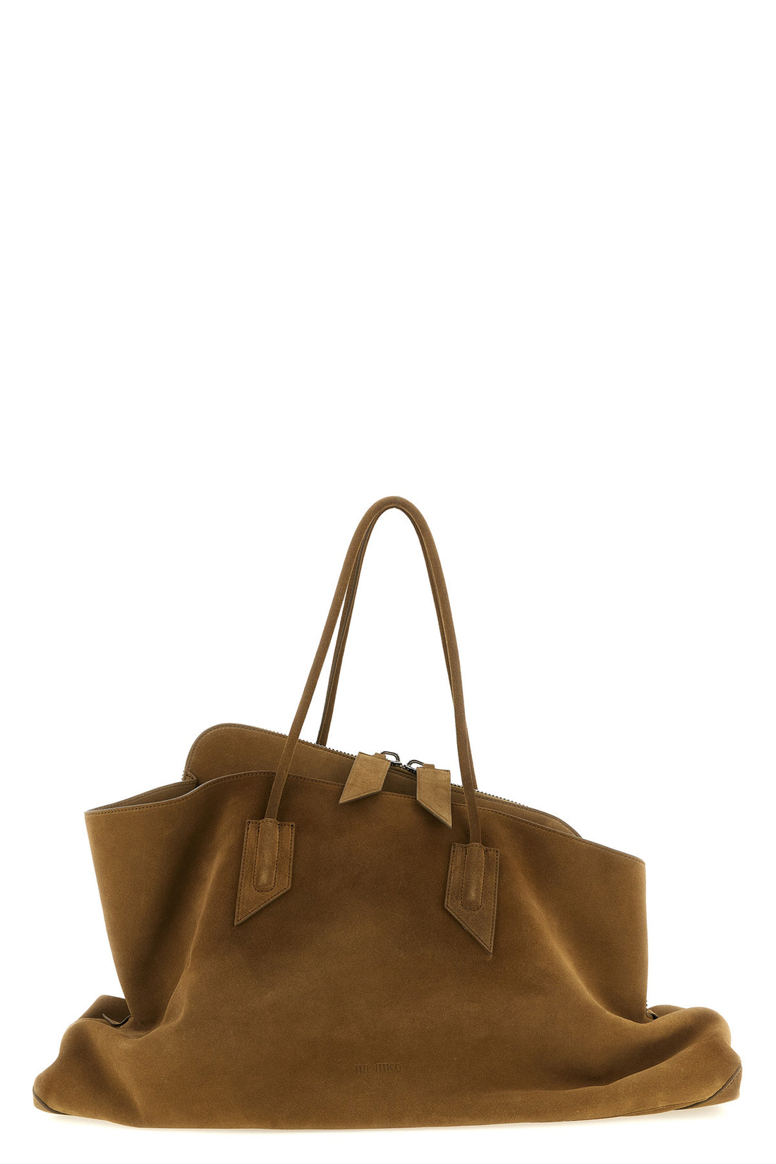THE ATTICO OS la passeggiata large shoulder bag in suede
