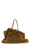 la passeggiata large shoulder bag in suede