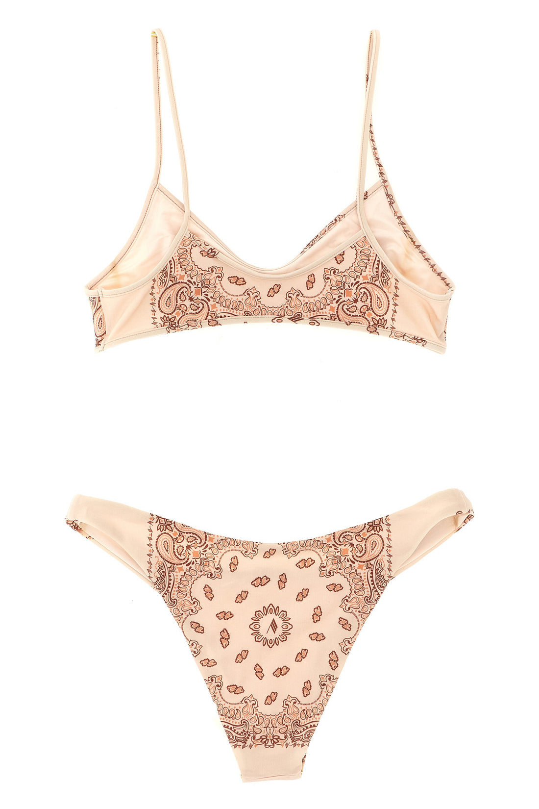 THE ATTICO L estate meravigliosa all-over bandana-print lycra bikini