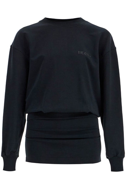 lightweight fleece mini dress