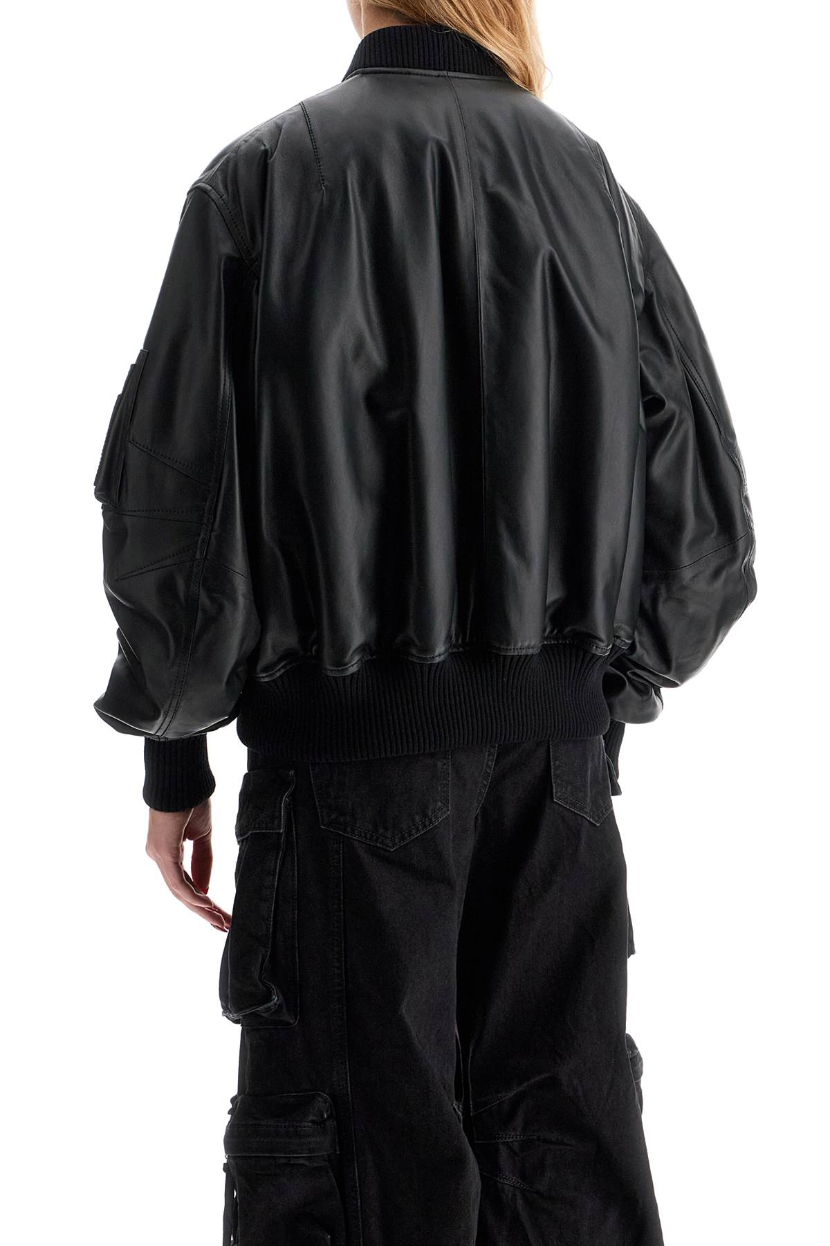 oversized nappa leather