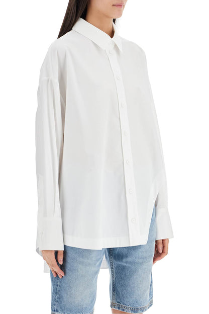 asymmetric oversized shirt