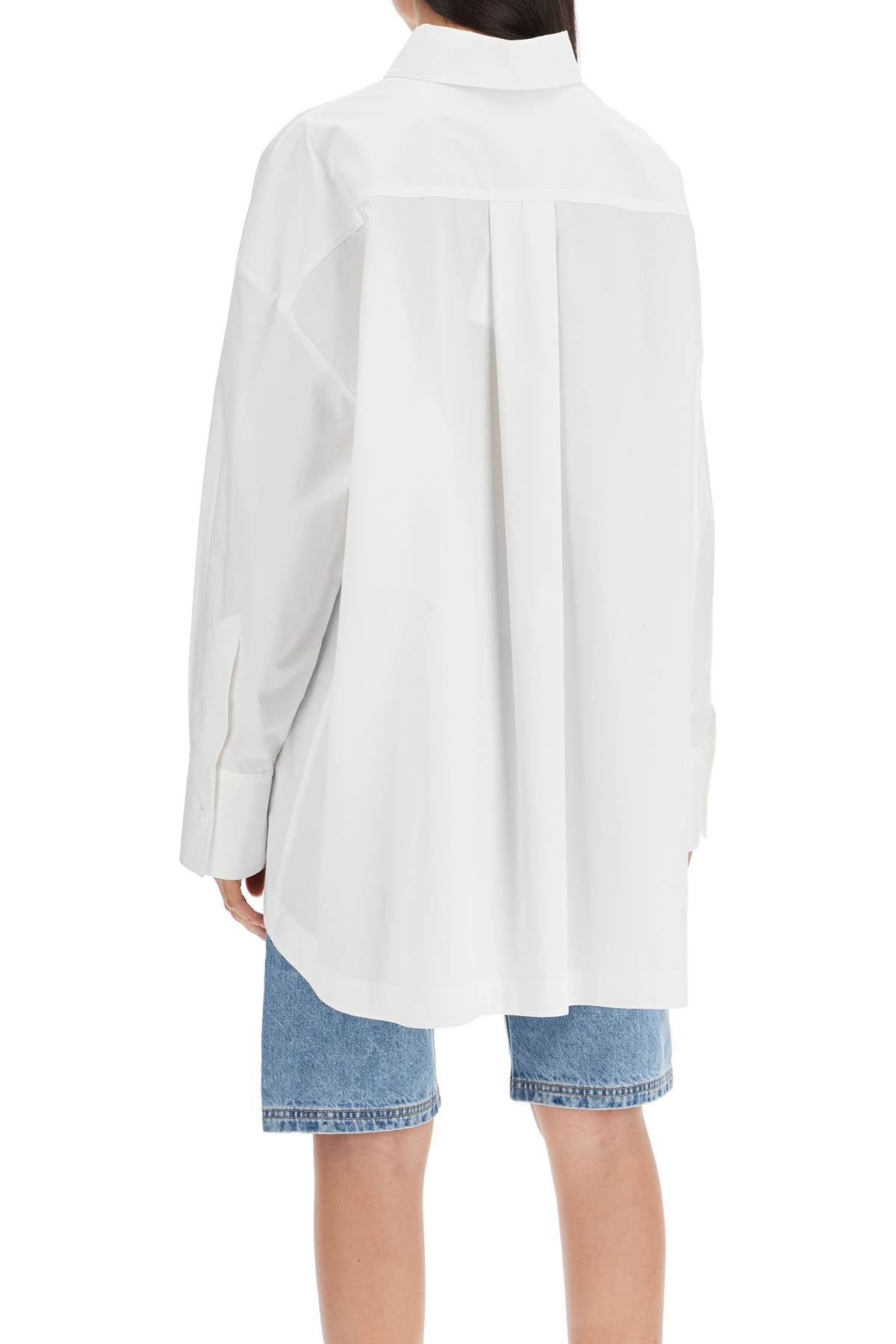 asymmetric oversized shirt