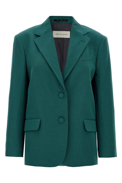 birdy single-breasted wool blend blazer