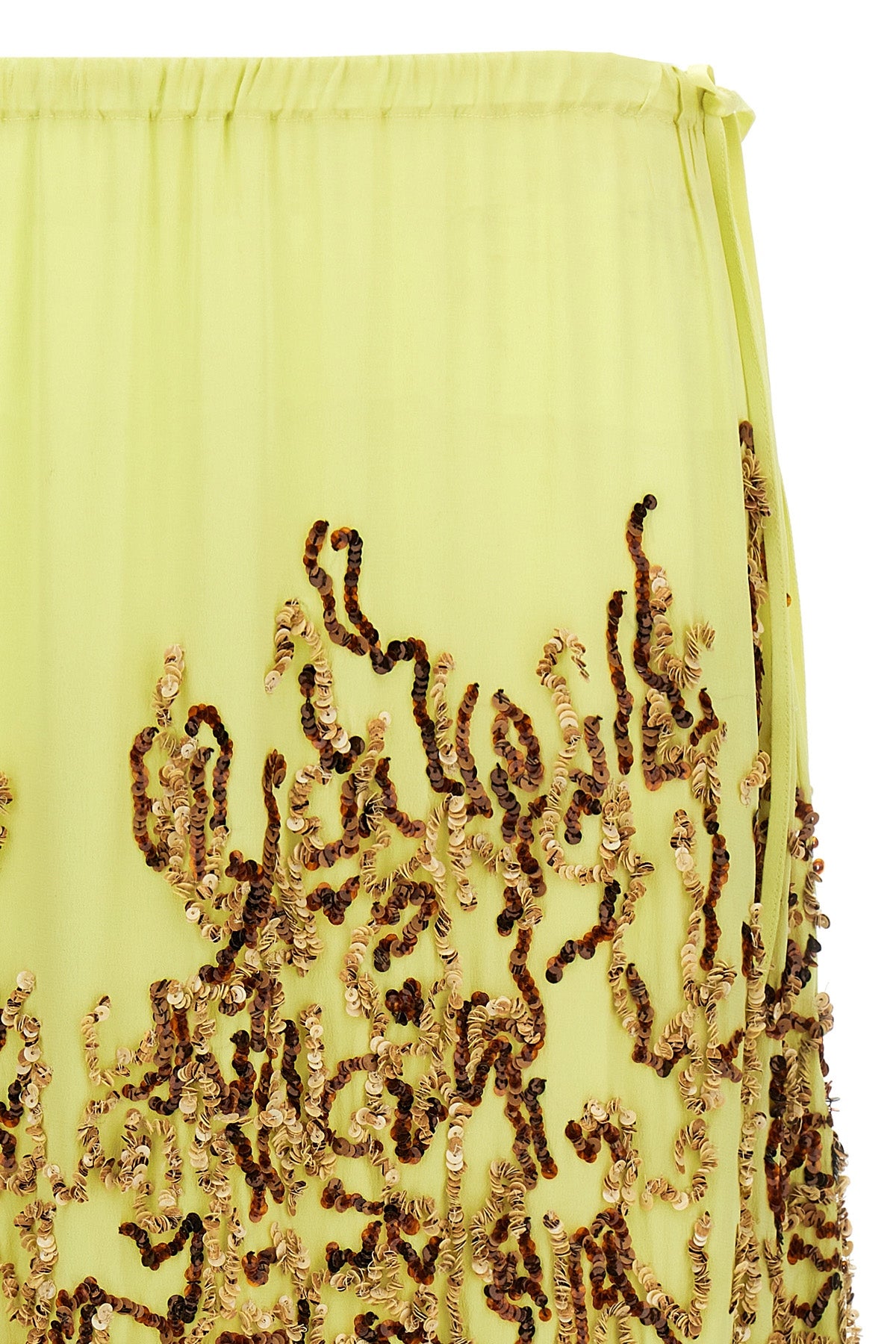 salga silk midi skirt