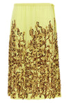 salga silk midi skirt