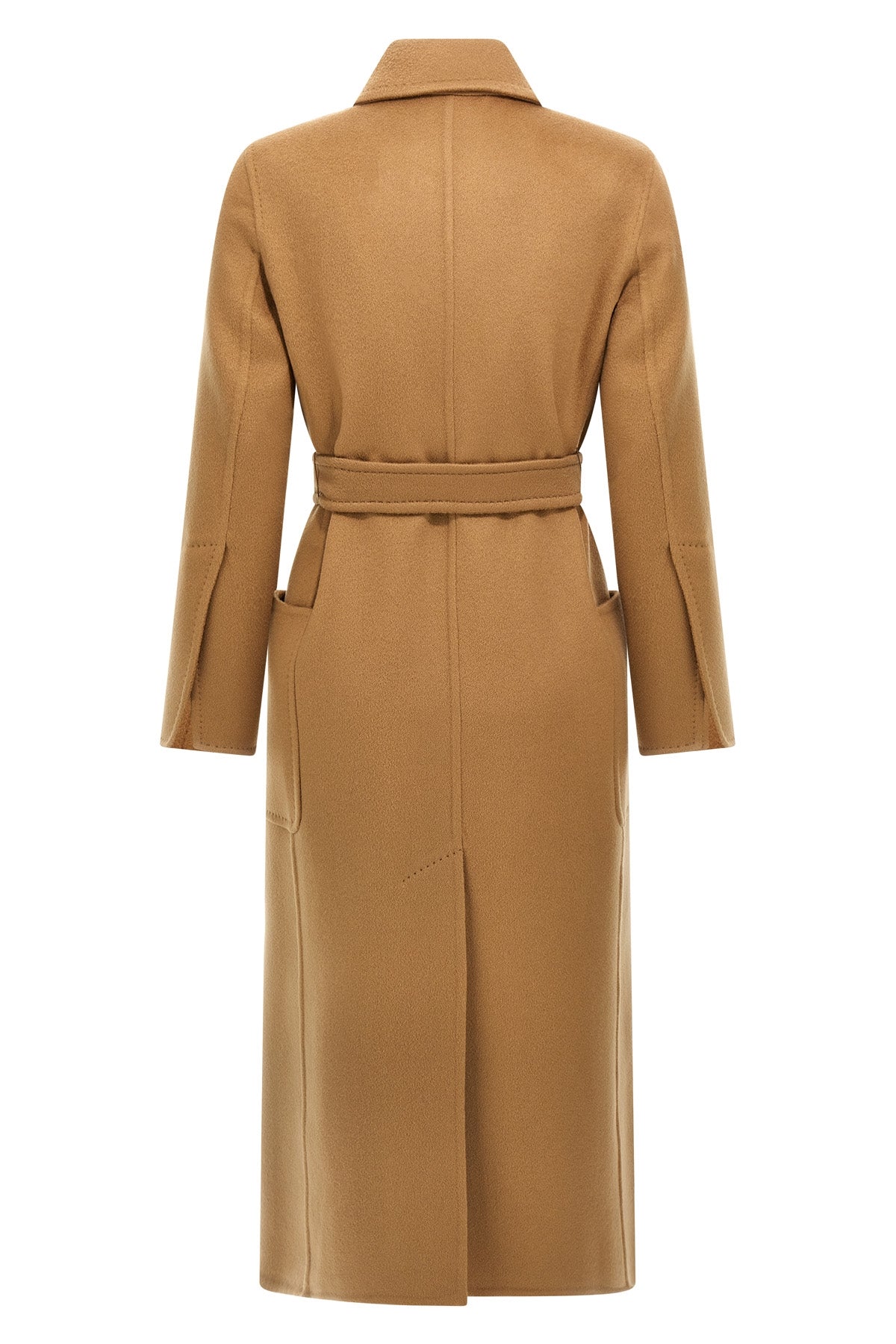 artur long coat in double cashmere fabric